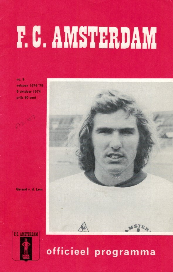 AZ Programma 6-okt-1974 FC Ansterdam
